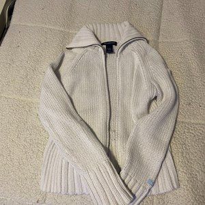 Abercrombie&Fitch crochet zip-up